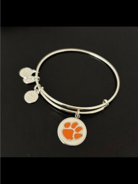 Alex and Ani Bracelet Clemson Tigers Charm Bangle #304